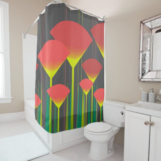 Dream catcher shower curtain (In Situ)