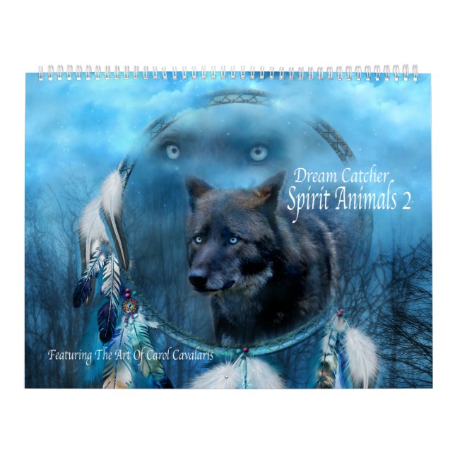 Dream Catcher Spirit Animals 2 Art Calendar (Cover)