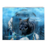 Dream Catcher Spirit Animals 2 Art Calendar