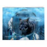 Dream Catcher Spirit Animals 2 Art Calendar 2015