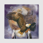 Dream Catcher - Spirit Eagles Art Magnet