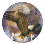 Dream Catcher - Spirit Eagles Art Stickers