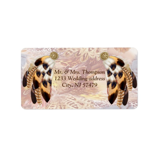 Dream catcher stationary label (Front)