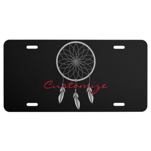 Dream_catcher Thunder_Cove License Plate