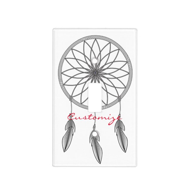 Dream-catcher Thunder_Cove Light Switch Cover (Front)
