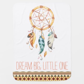 Dream Catcher Tribal Boho Baby Blanket by The_Baby_Boutique at Zazzle