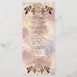 Dream Catcher Wedding Menu