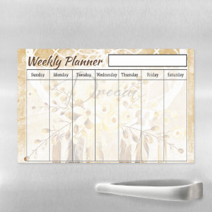 Dream catcher weekly planner  magnetic dry erase sheet