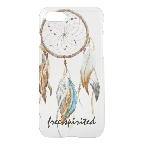 Dream Catcher with Feathers Inspirational Quote iPhone SE87 Case