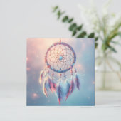 Dream Catcher with Soft Feathers and Beads (Standing Front)
