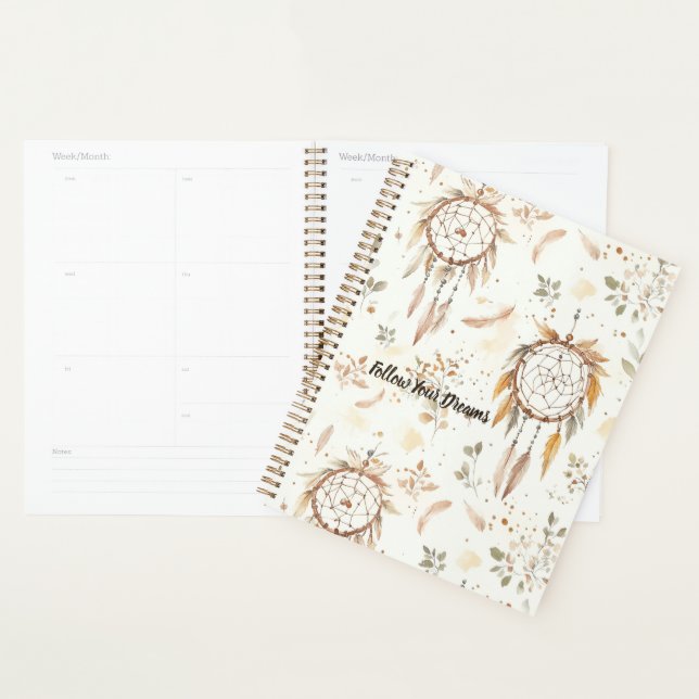 Dream Catchers Feathers Planner (Display)
