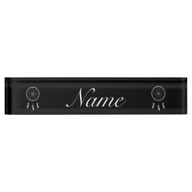 Dream-catchers Thunder_Cove Desk Name Plate (Front)