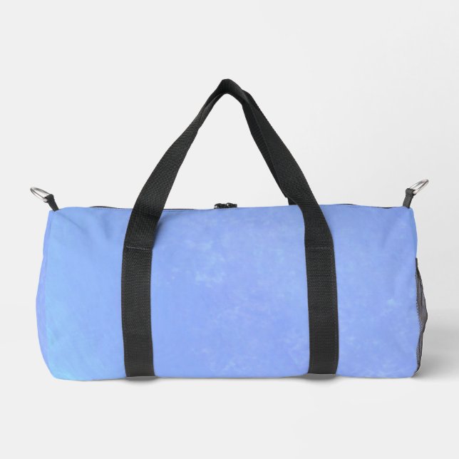 Dream Cloud Effect Blue Duffle Bag (Front)
