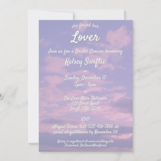 Dream Clouds Lover Bridal Shower Invite