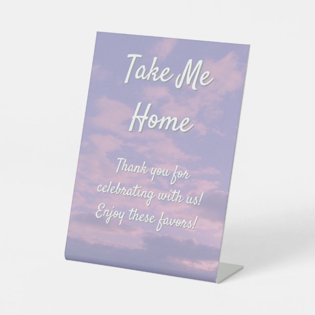 Dream Clouds Lover Favors Sign (Front)