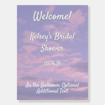 Dream Clouds Lover Welcome Sign