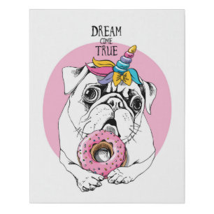 Dream Come True Faux Canvas Print