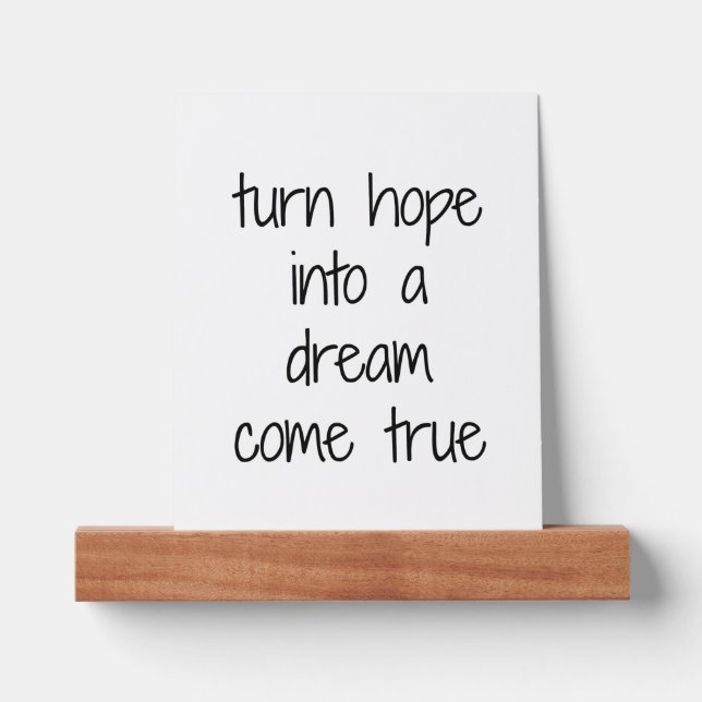 Dream Come True Picture Ledge (Front)