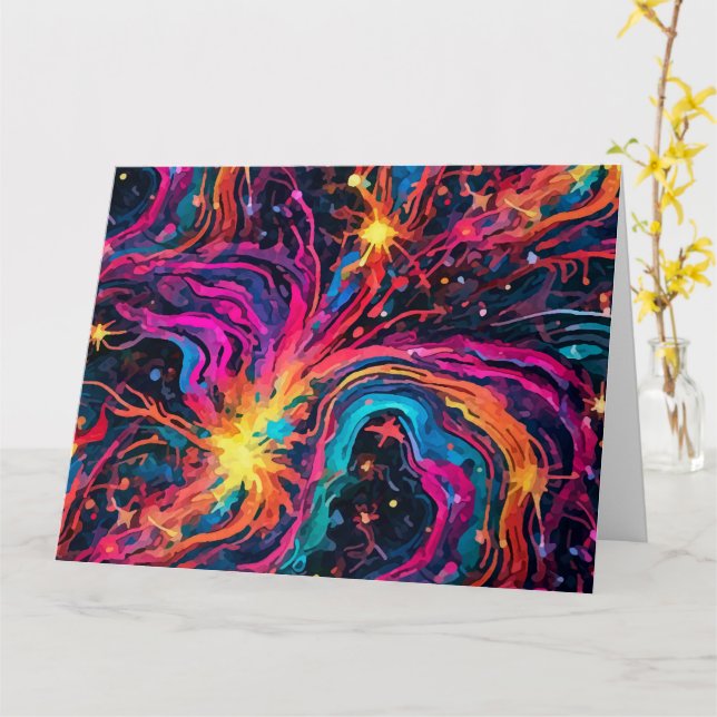 Dream Cosmos Card (Yellow Flower)
