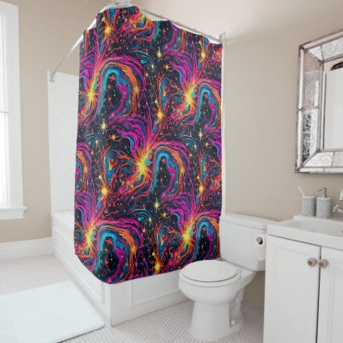 Dream Cosmos Shower Curtain