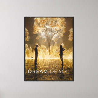 Dream Crystal Magic Tree Canvas Print