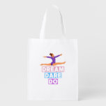 Dream Dare Do – Motivational Gymnastics Tote Bag
