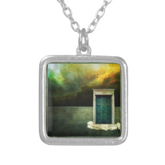 Dream Door Charm Silver Plated Necklace