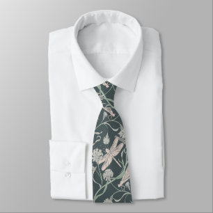 Dream Dragonfly Cornflower, Stars, Chevron Neck Tie