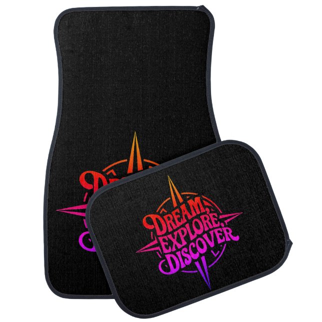 Dream Explore Discover Car Floor Mat (Set)