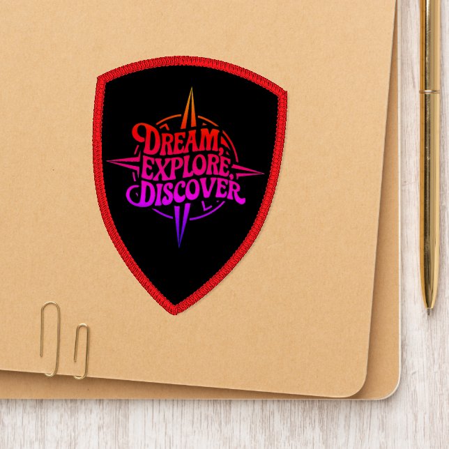 Dream Explore Discover Patch (On Folder)