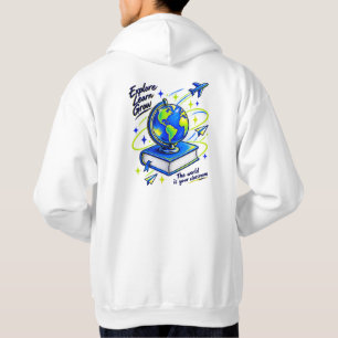 Dream Explore Soar Paper Airplane Hoodie