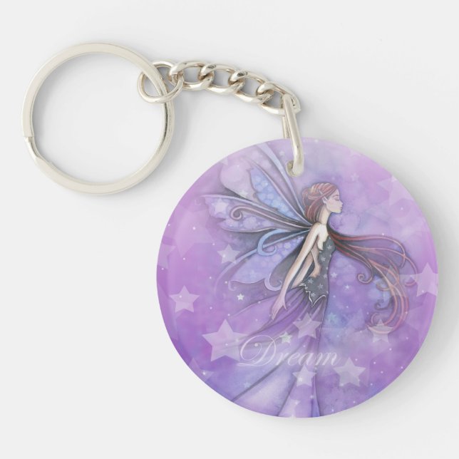 Dream Fairy in the Stars Keychain (Front)
