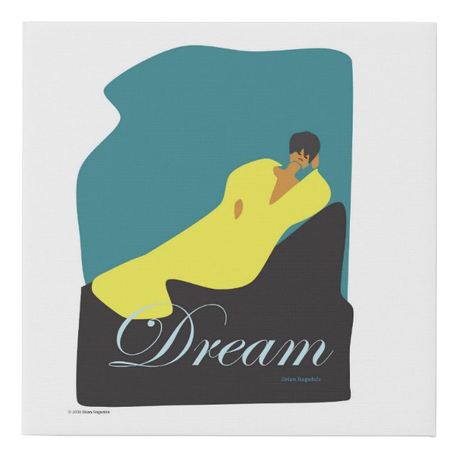 Dream Faux Canvas Print (Front)