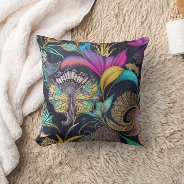 Dream Fern: Throw Pillow (Blanket)
