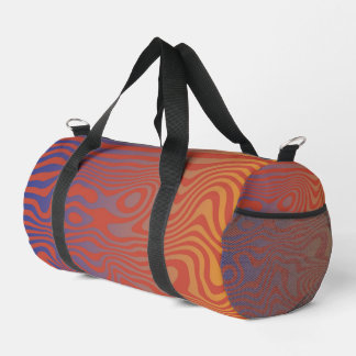 Dream Flow l Abstract Trippy Pattern - No. 01 Duffle Bag