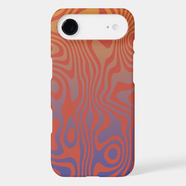 Dream Flow l Abstract Trippy Pattern - No. 01 Iphone Case (Back)