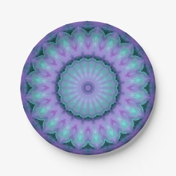Dream Flower Paper Plate by usadesignstore at Zazzle