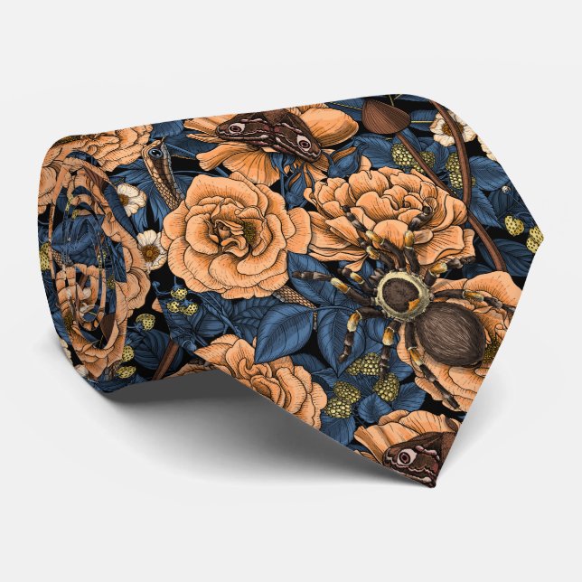 Dream garden 2 neck tie (Rolled)