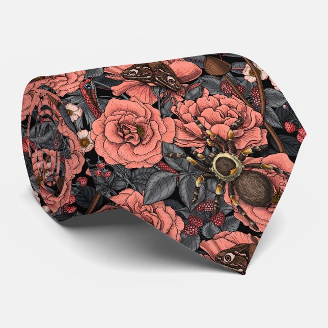 Dream garden neck tie (Rolled)