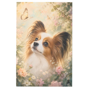 Dream Garden Papillon Dog Art