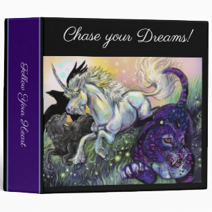 Dream Gaurdians Magical Mystical Art 3 Ring Binder