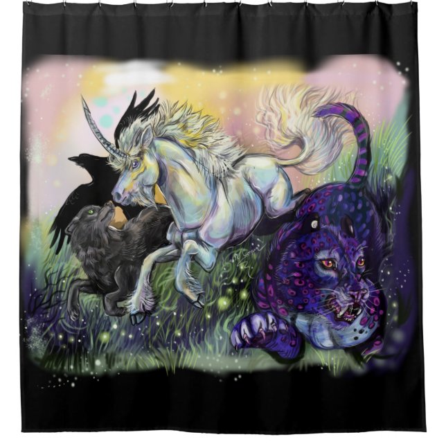 Dream Gaurdians Shower Curtain (Front)