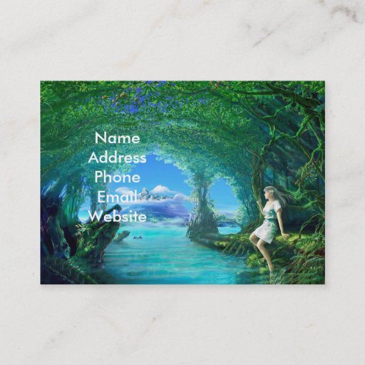 Customizable Dream Girl Business Cards