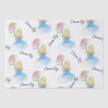 Dream Girl holding Giant Flower "Dream Big"