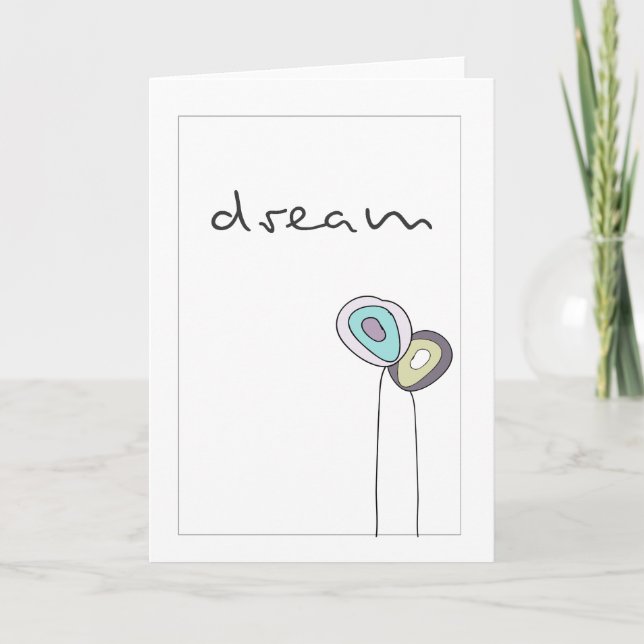 dream greeting card (Front)