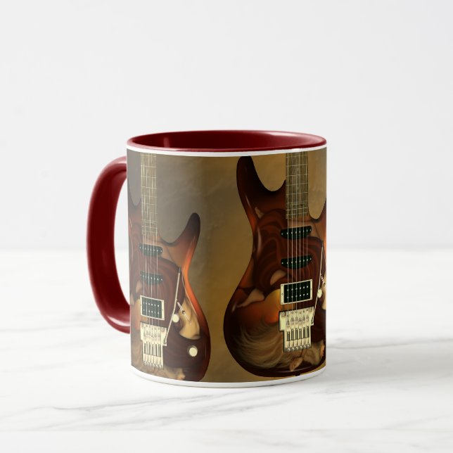 Dream Guitar - Grace Coffee Mugs (Front Left)