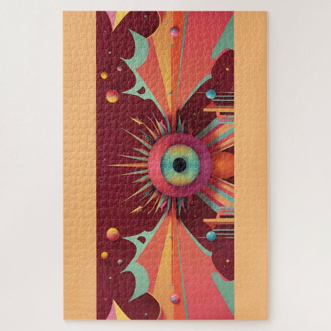 Dream Horizon Ken Gage Fantasy OpArt Jigsaw Puzzle (Vertical)