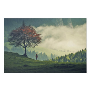 Dream Horizon Peaceful Nature Fantasy World Forest Faux Canvas Print
