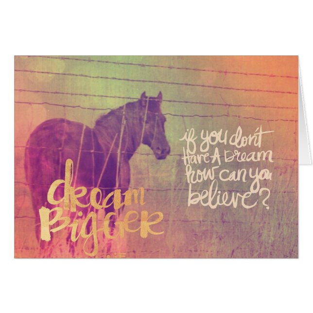 Dream Horse Cards (Front Horizontal)