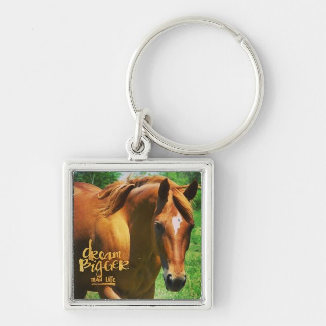 Dream Horse Encouragment Keychain (Front)